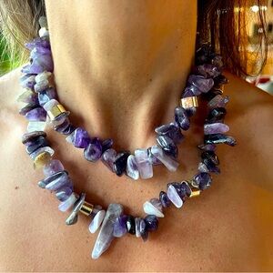 Beautiful amatista collar